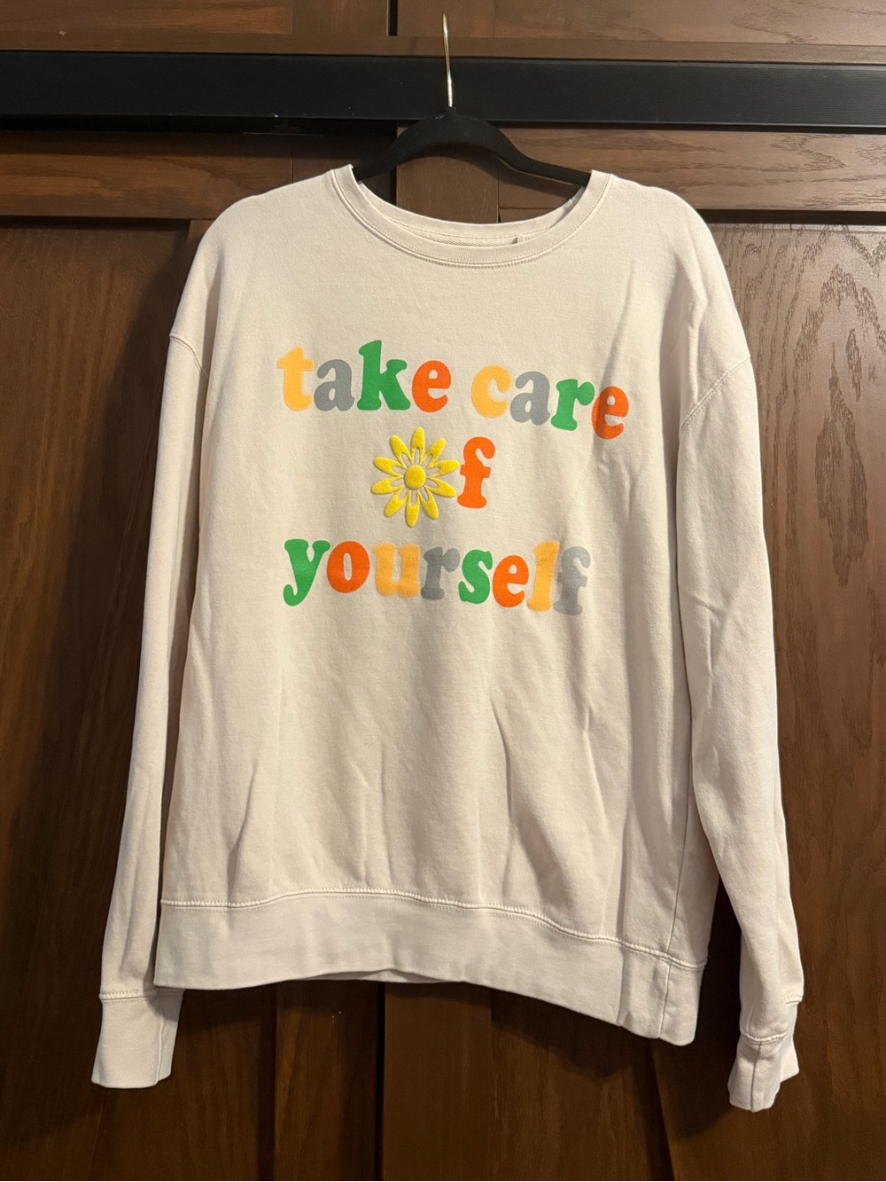 Pacific and Co. Women's Multi Sweatshirt Sz M Self-Care Personal Growth